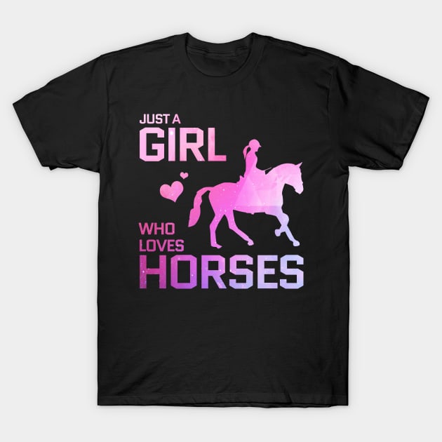 horse girl T-Shirt by Mandala Project